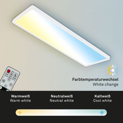 Briloner 7403-016 - LED loftlampe dæmpbar SLIM LED/23W/230V 2700-6500K + fjernbetjening