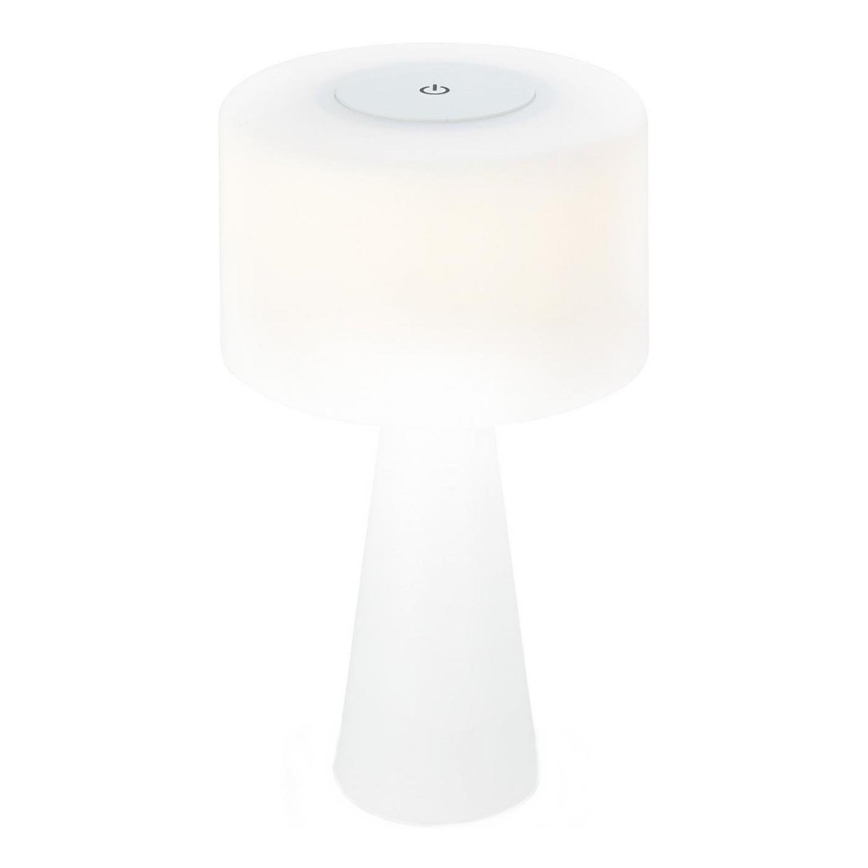Briloner 7420016 - Udendørs LED bordlampe m. touch-funktion genopladelig og dæmpbar LED/4W/5V IP44 3000K hvid