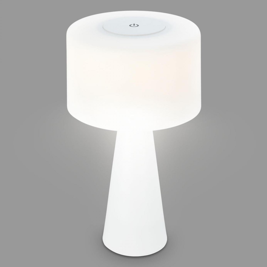Briloner 7420016 - Udendørs LED bordlampe m. touch-funktion genopladelig og dæmpbar LED/4W/5V IP44 3000K hvid