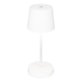 Briloner 7423016 - LED Dæmpbar Genopladelig Udendørs Bordlampe LED/2,6W/5V 2000mAh IP44 hvid