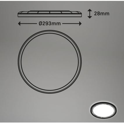 Briloner 7454-414 - LED loftlampe DECO LED/18W/230V