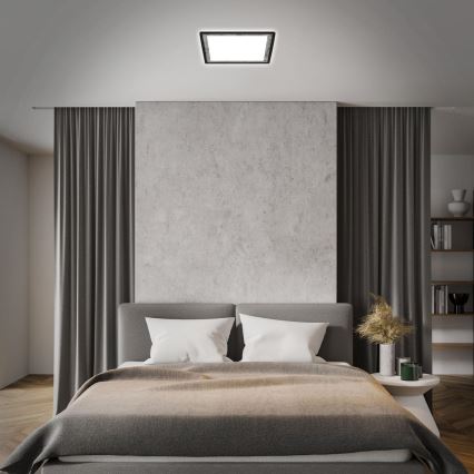 Briloner 7459-414 - LED loftlampe dæmpbar SLIM LED/22W/230V 2700-6500K + fjernbetjening