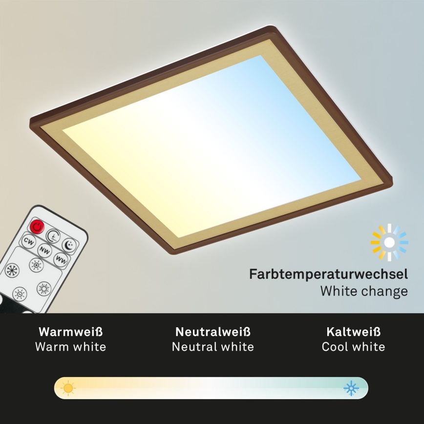 Briloner 7459-417 - LED loftlampe dæmpbar DECO LED/24W/230V 2700-6500K + fjernbetjening
