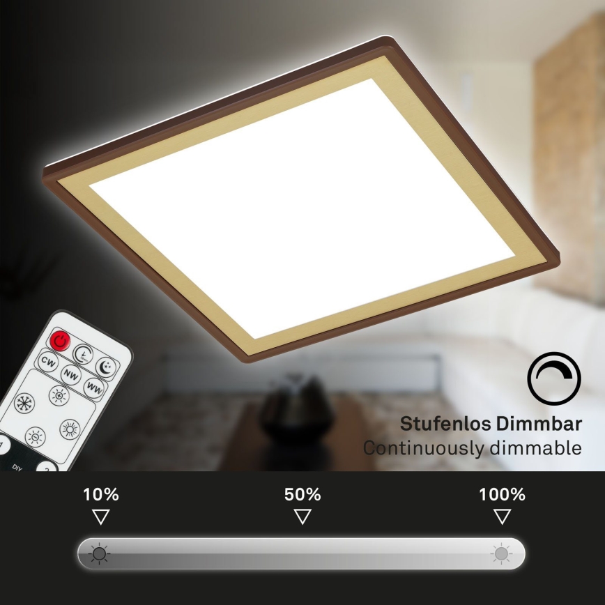 Briloner 7459-417 - LED loftlampe dæmpbar DECO LED/24W/230V 2700-6500K + fjernbetjening