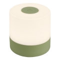 Briloner 7461019 - LED Dæmpbar Genopladelig Udendørs Bordlampe LED/2W/5V IP44 1200 mAh Grøn