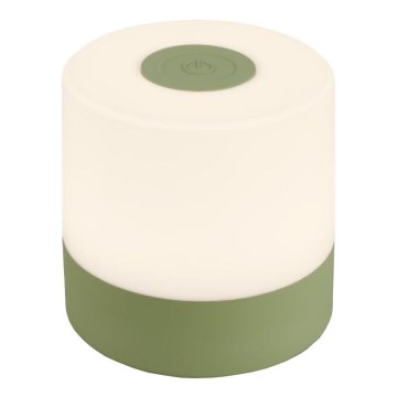 Briloner 7461019 - LED Dæmpbar Genopladelig Udendørs Bordlampe LED/2W/5V IP44 1200 mAh Grøn
