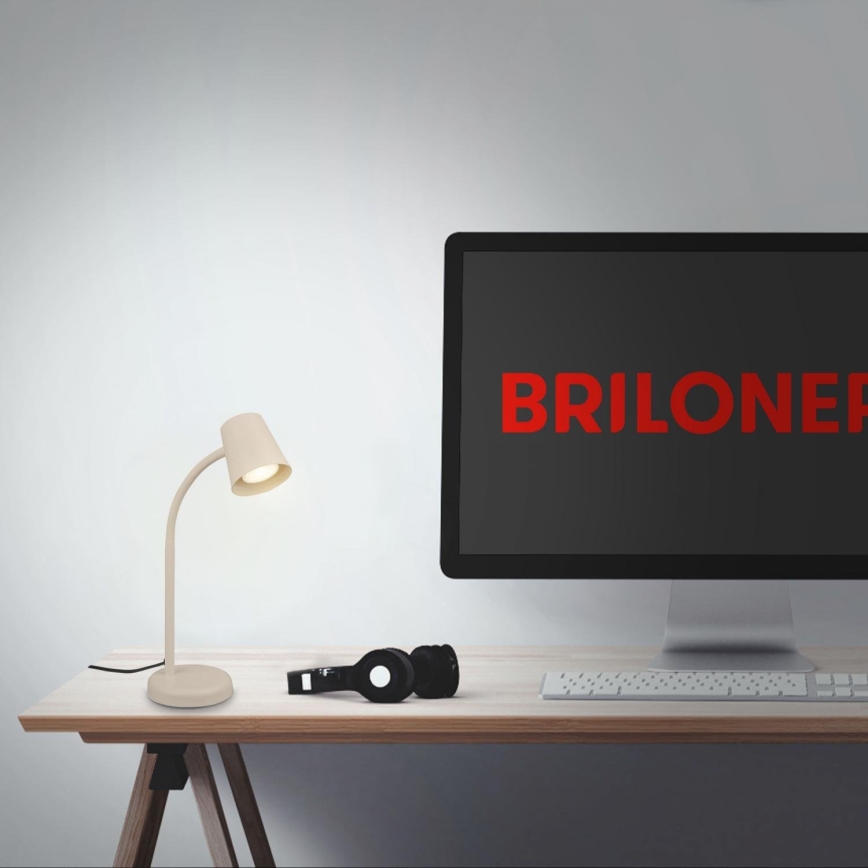 Briloner 7476-011 - Bordlampe SKRIVA 1xGU10/9W/230V beige