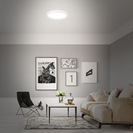 Briloner 7494016 - LED RGBW Dæmpbar loftlampe SMART LED/22W/230V 4000K Ø 42 cm Wi-Fi Tuya + fjernbetjening