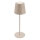 Briloner 7508011 - LED bordlampe dæmpbar og genopladelig 2-i-1 LED/2,5W/5V IP44 beige