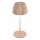Briloner 7552-011 - Dæmpbar opladelig berøringsbetjent udendørs bordlampe MINI LED/1,5W/5V IP44 1800 mAh beige