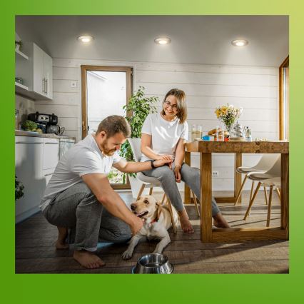 Briloner 7588032 - SÆT 3x LED badeværelsesindbygningsspot KLIRA LED/4,9W/230V 2500/3000/4000K IP44 mat krom