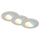 Briloner 7598032 - SÆT 3x LED indbygningslampe til badeværelse LED/4,9W/230V IP44 2700/4000/6500K mat krom