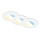 Briloner 7598036 - SÆT 3x LED indbygningslampe til badeværelse LED/4,9W/230V IP44 2700/4000/6500K hvid