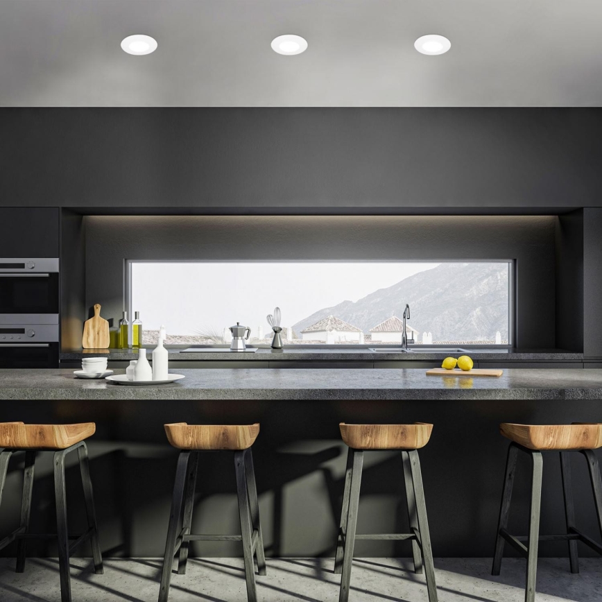 Briloner 7598036 - SÆT 3x LED indbygningslampe til badeværelse LED/4,9W/230V IP44 2700/4000/6500K hvid