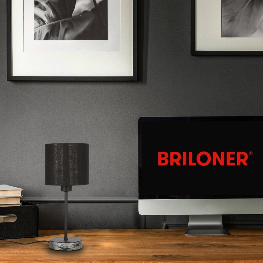 Briloner 7737-014 - Bordlampe SILVER CRAFTED 1xE14/25W/230V