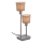 Briloner 7810-022 - Bordlampe TAUPE 2xE14/5,5W/230V