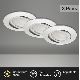 Briloner 8309-039 - SÆT 3x LED indbygningslampe til badeværelse dæmpbar LED/5W/230V IP23