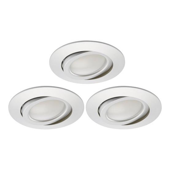 Briloner 8309-039 - SÆT 3x LED indbygningslampe til badeværelse dæmpbar LED/5W/230V IP23