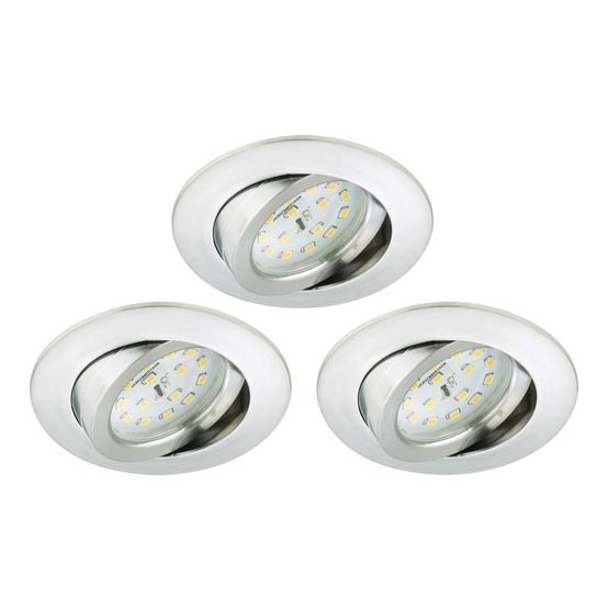 Briloner 8312-039 - SÆT 3x LED indbygningslampe til badeværelse LED/5W/230V IP23