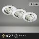 Briloner 8312-039 - SÆT 3x LED indbygningslampe til badeværelse LED/5W/230V IP23