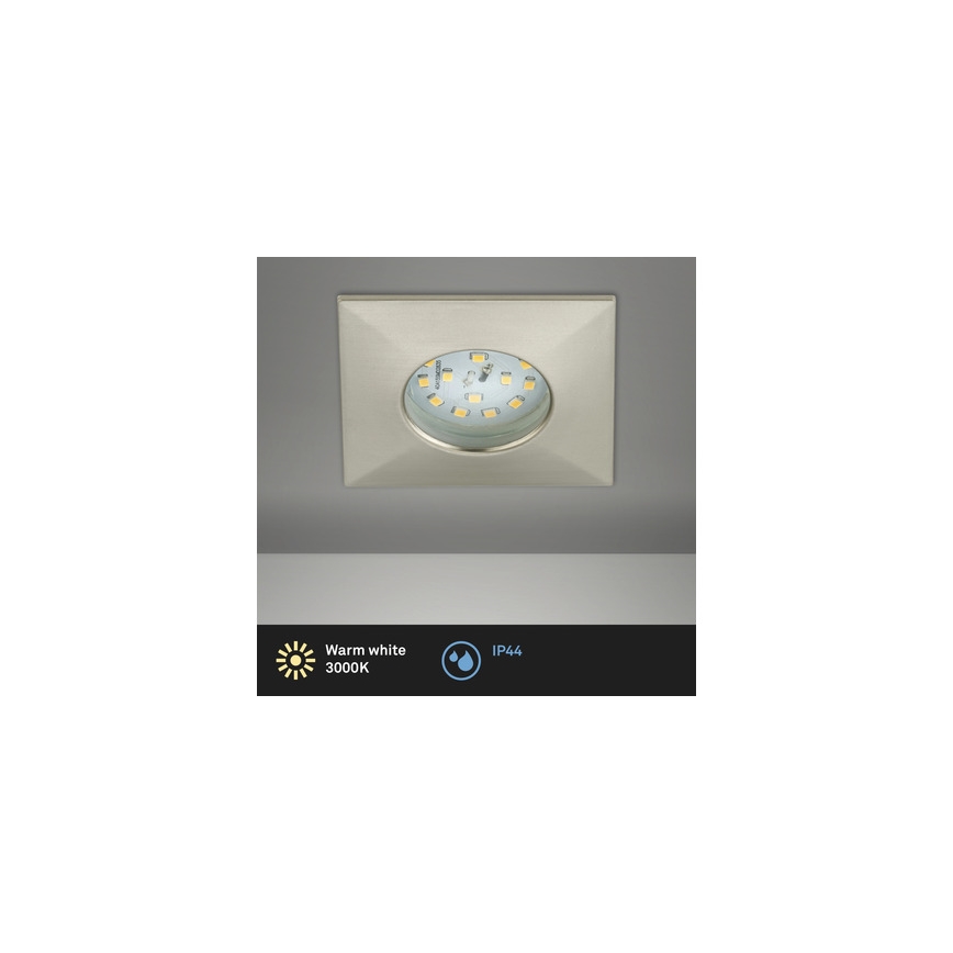 Briloner 8313-012 - LED indbygningslampe til badeværelse LED/5W/230V IP44 mat krom