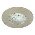 Briloner 8316-012 - Dæmpbar LED indbygningsspot til badeværelse LED/5,5W/230V IP44 mat krom