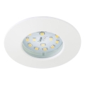 Briloner 8316-016 - LED dæmpbar indbygningsarmatur til badeværelse LED/5,5W/230V IP44 hvid