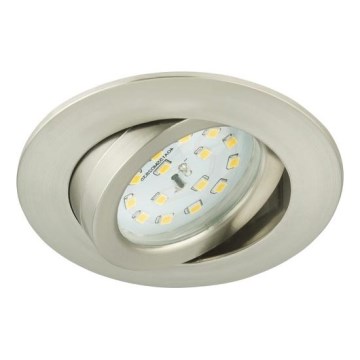 Briloner 8317-012 - Dæmpbar LED-indbygningsloftlampe til badeværelse LED/5,5W/230V IP23 mat krom