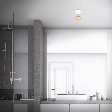 Briloner - Badeværelsesloftlampe 1xE27/10W/230V IP44 hvid