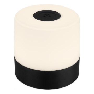 Briloner - Dæmpbar genopladelig berøringsbetjent udendørs bordlampe LED/2W/5V 2700K IP44 1200 mAh sort