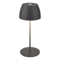 Briloner - LED dæmpbar genopladelig berøringsbetjent udendørs bordlampe MINI LED/2,5W/5V IP44 1800 mAh antracit