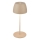Briloner - LED dæmpbar genopladelig berøringsbetjent udendørs bordlampe MINI LED/2,5W/5V IP44 1800 mAh beige