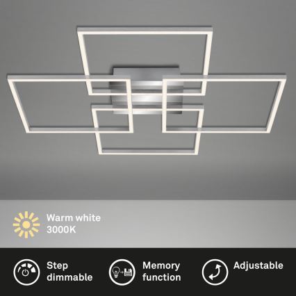 Briloner - LED loftlampe dæmpbar FRAME 4xLED/12W/230V