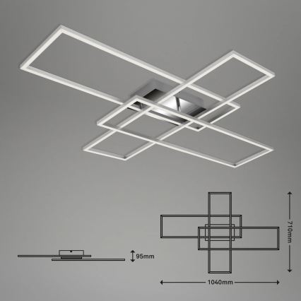 Briloner - LED loftlampe dæmpbar FRAME LED/50W/230V