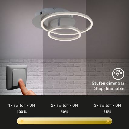 Briloner - LED loftlampe dæmpbar FRAMES LED/24,5W/230V