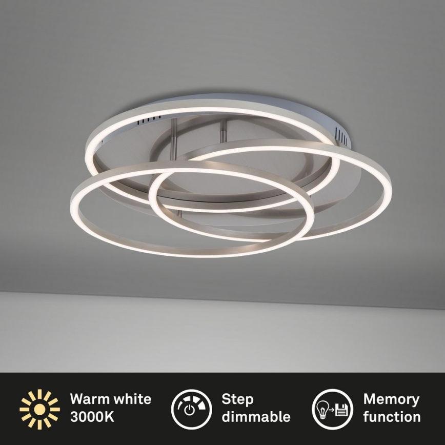 Briloner - LED loftlampe dæmpbar FRAMES LED/60W/230V mat krom
