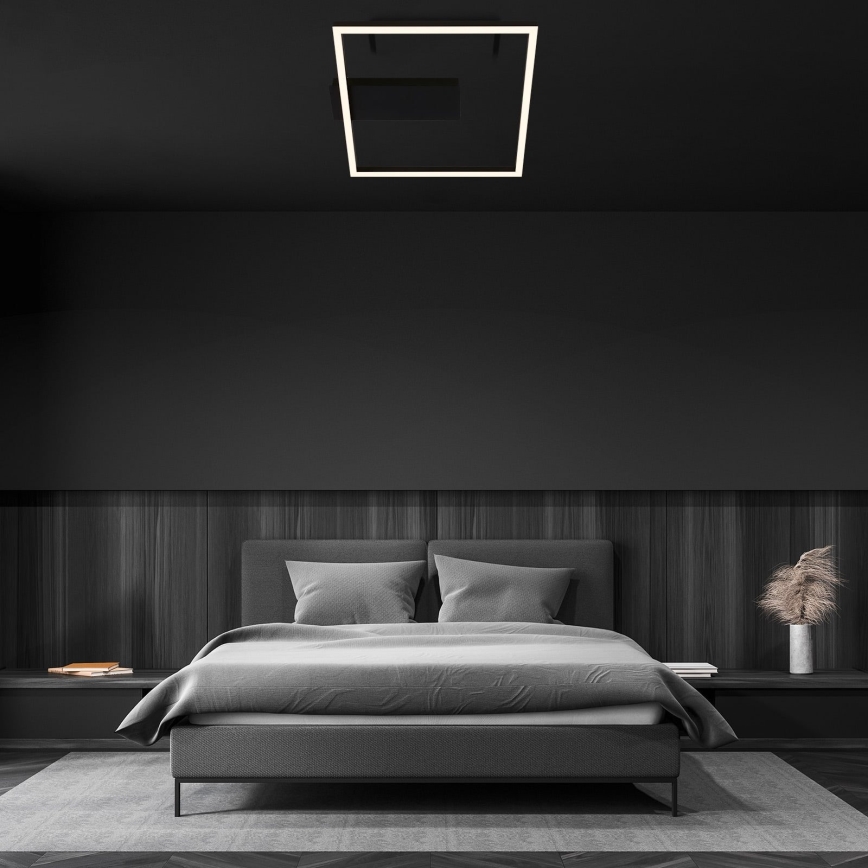 Briloner - LED loftlampe FRAME LED/14W/230V 3000K 30x32 cm sort