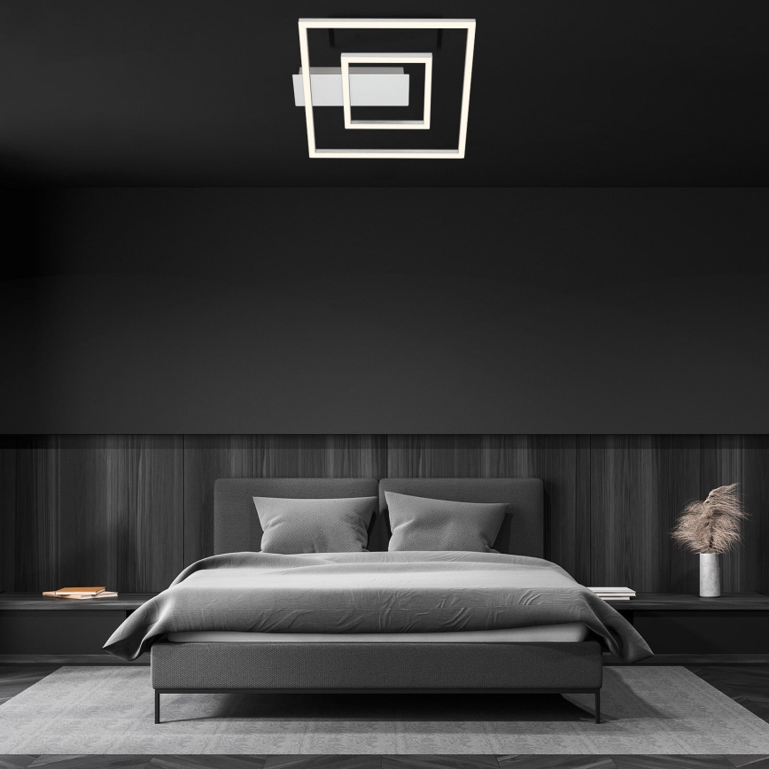 Briloner - LED-loftlampe FRAME LED/22W/230V 3000K 30x32 cm mat krom