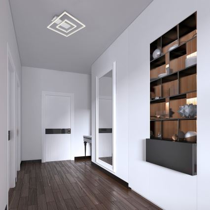 Briloner - LED-loftlampe FRAME LED/22W/230V 3000K 30x32 cm mat krom