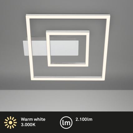 Briloner - LED-loftlampe FRAME LED/22W/230V 3000K 30x32 cm mat krom