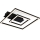 Briloner - LED loftlampe FRAME LED/22W/230V 3000K 30x32 cm sort