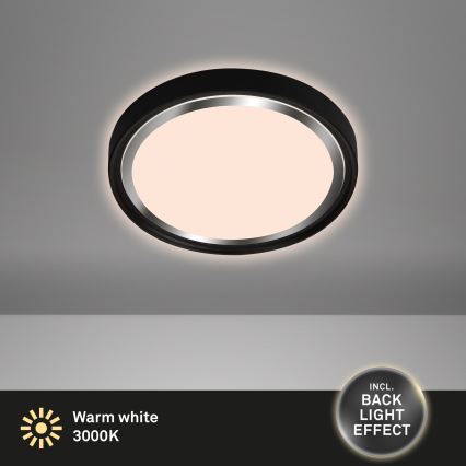 Briloner - LED loftlampe KAHIKO LED/15W/230V sort