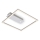 Briloner - LED-loftlampe med bevægelses- og skumringssensor FRAME LED/14W/230V 3000K 30x32 cm mat krom