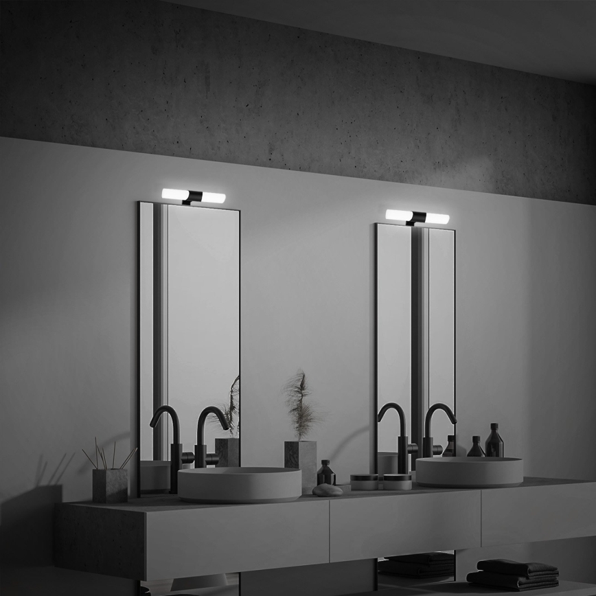 Briloner - LED spejlbelysning til badeværelse LED/7W/230V 4000K IP44 32 cm sort