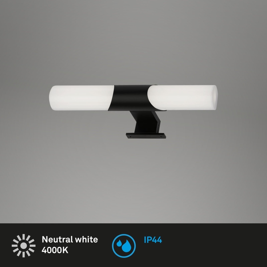 Briloner - LED spejlbelysning til badeværelse LED/7W/230V 4000K IP44 32 cm sort