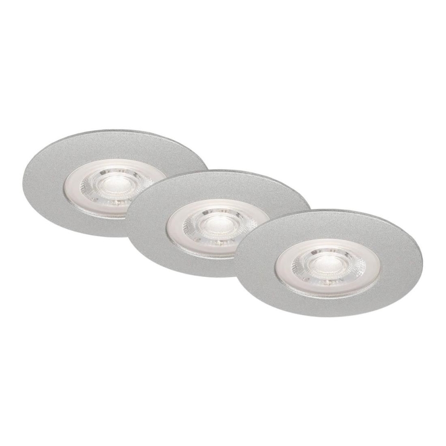 Briloner - SÆT 3x LED badeværelseslampe dæmpbar LED/4,9W/230V IP44