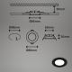 Briloner - SÆT 3x LED indbygningslampe til badeværelse LED/3W/230V IP23