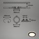 Briloner - SÆT 3x LED indbygningslampe til badeværelse LED/3W/230V IP44