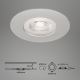 Briloner- SÆT 3x LED indbygningslampe til badeværelse LED/4,9W/230V IP44 sølvfarvet