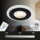 Briloner - SÆT 3x LED RGBW Indbygningslampe til badeværelse dæmpbar LED/5W/230V 3000-6500K IP44 + fjernbetjening